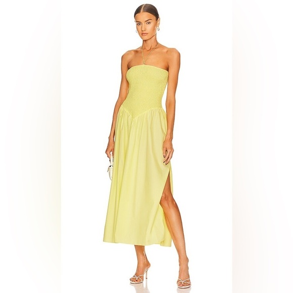 Anna October Dresses & Skirts - Anna October Lea Yellow Midi Dress